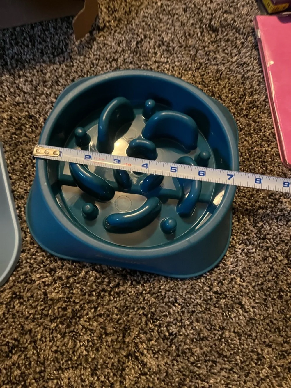 Set of 2 slow feeder dog bowls